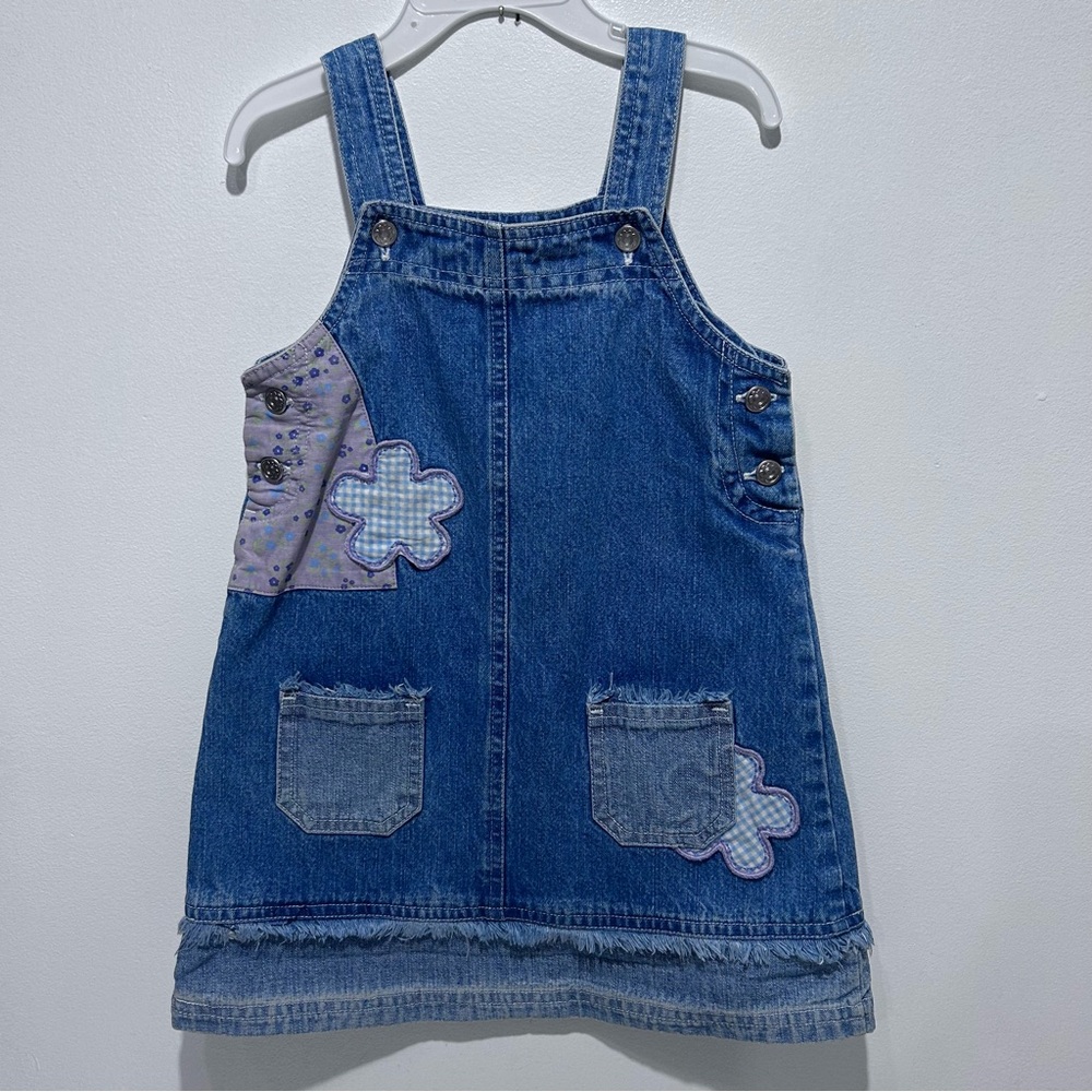 Ragscals Vintage Girl’s Blue Denim Overall Dress Size‎ 3X